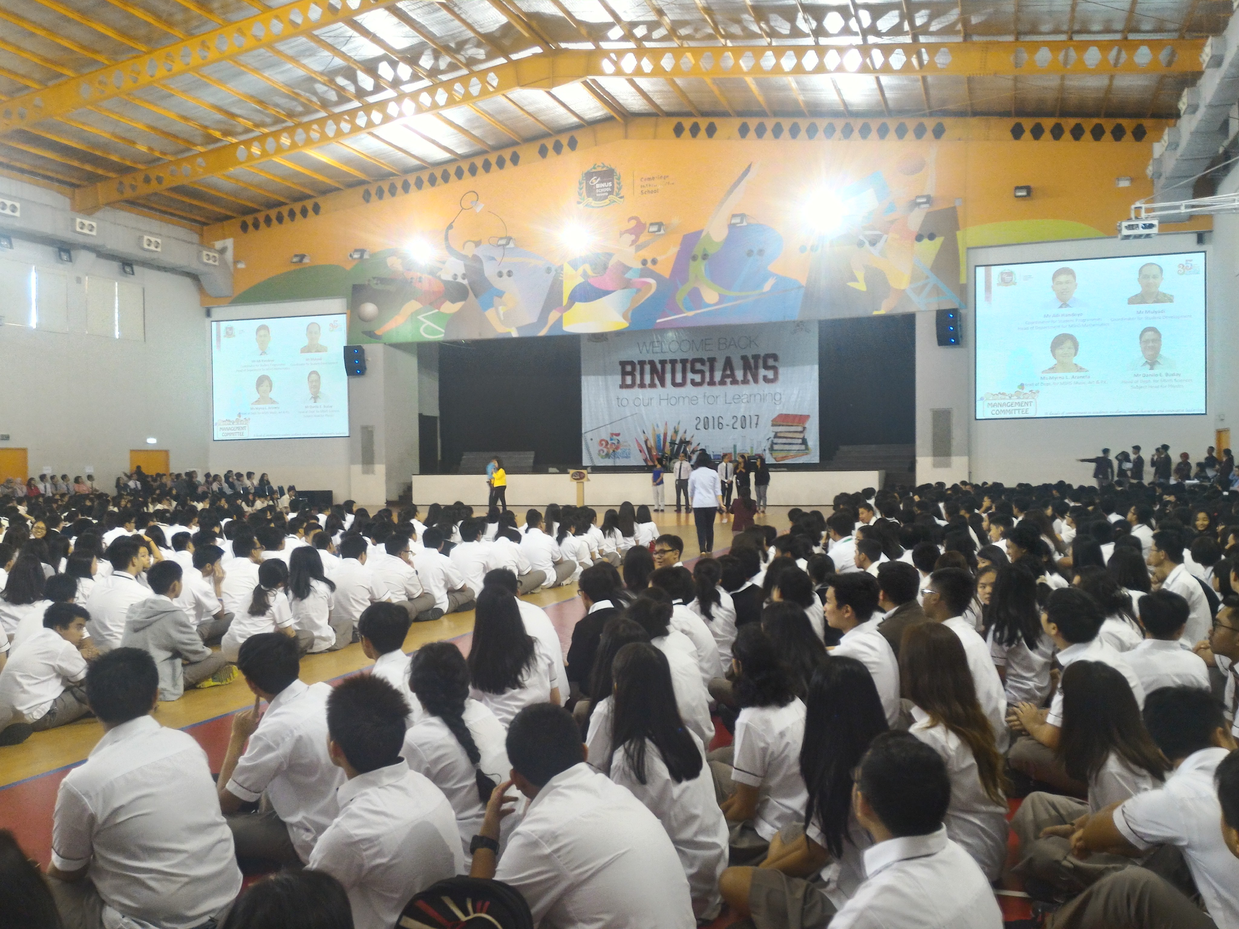 to BINUS SCHOOL Serpong!”