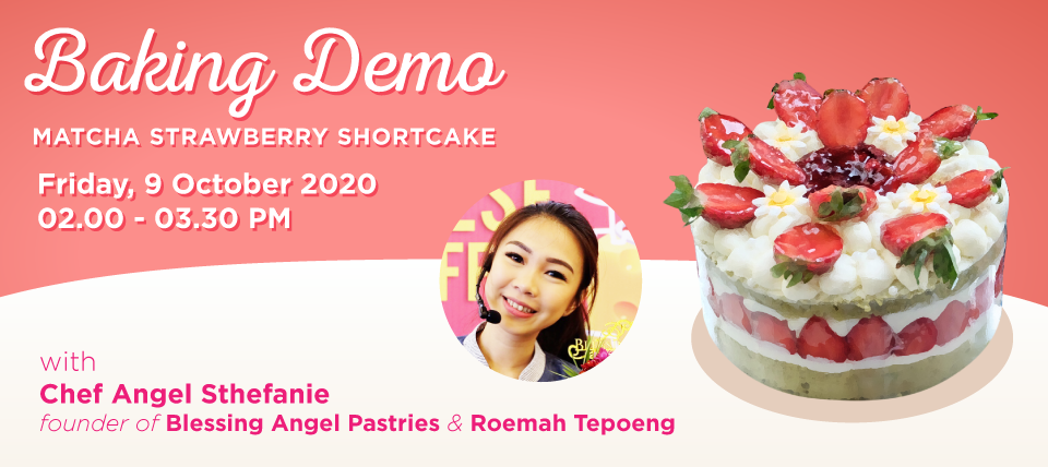 Baking Demo – Matcha Strawberry Shortcake