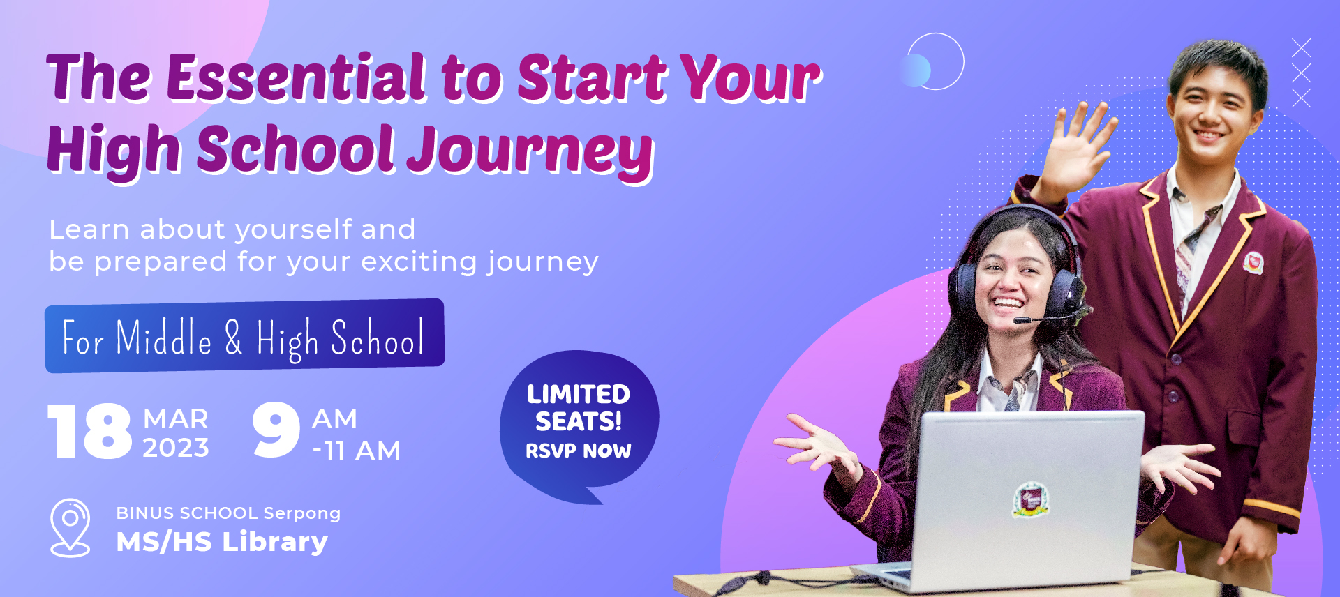 The Essentials to Start Your High School Journey BINUS SCHOOL Serpong