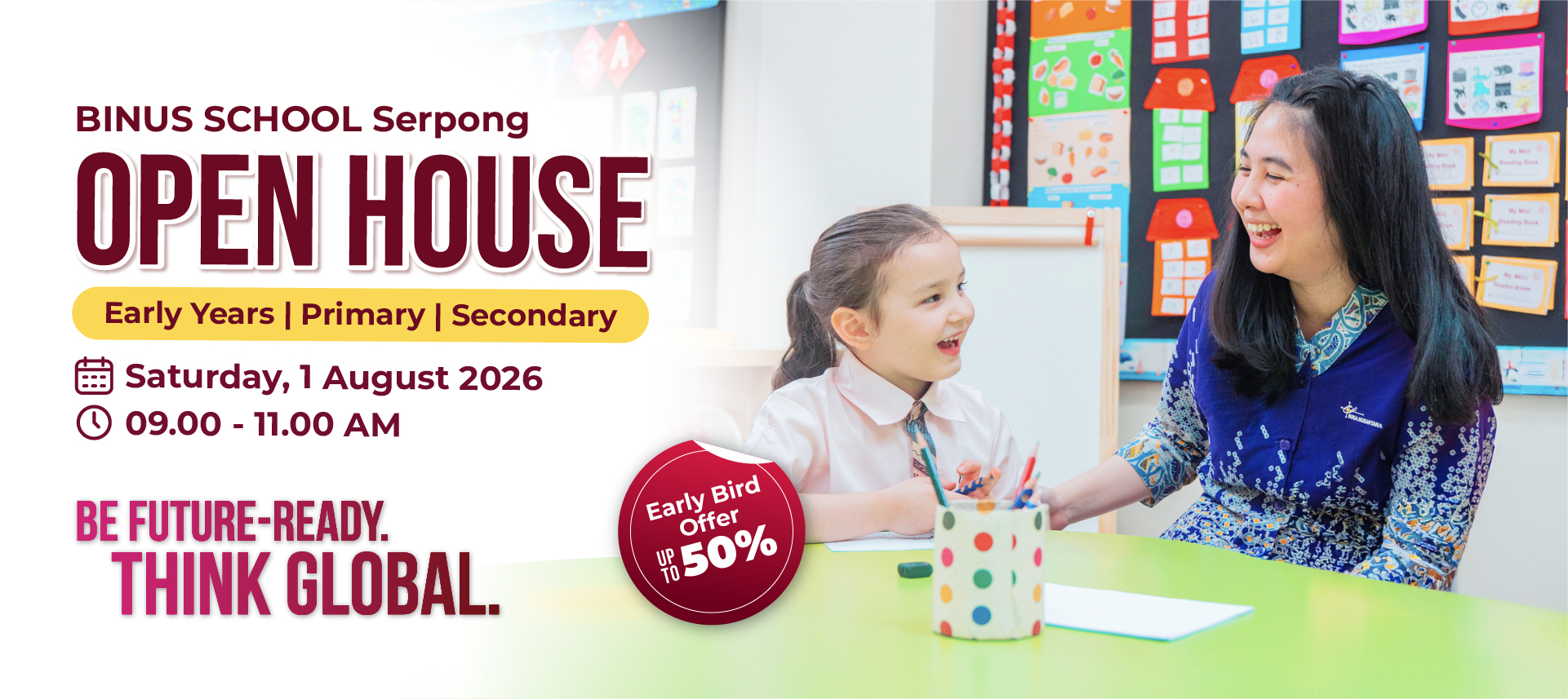 1st Open House Academic Year 2027-2028
